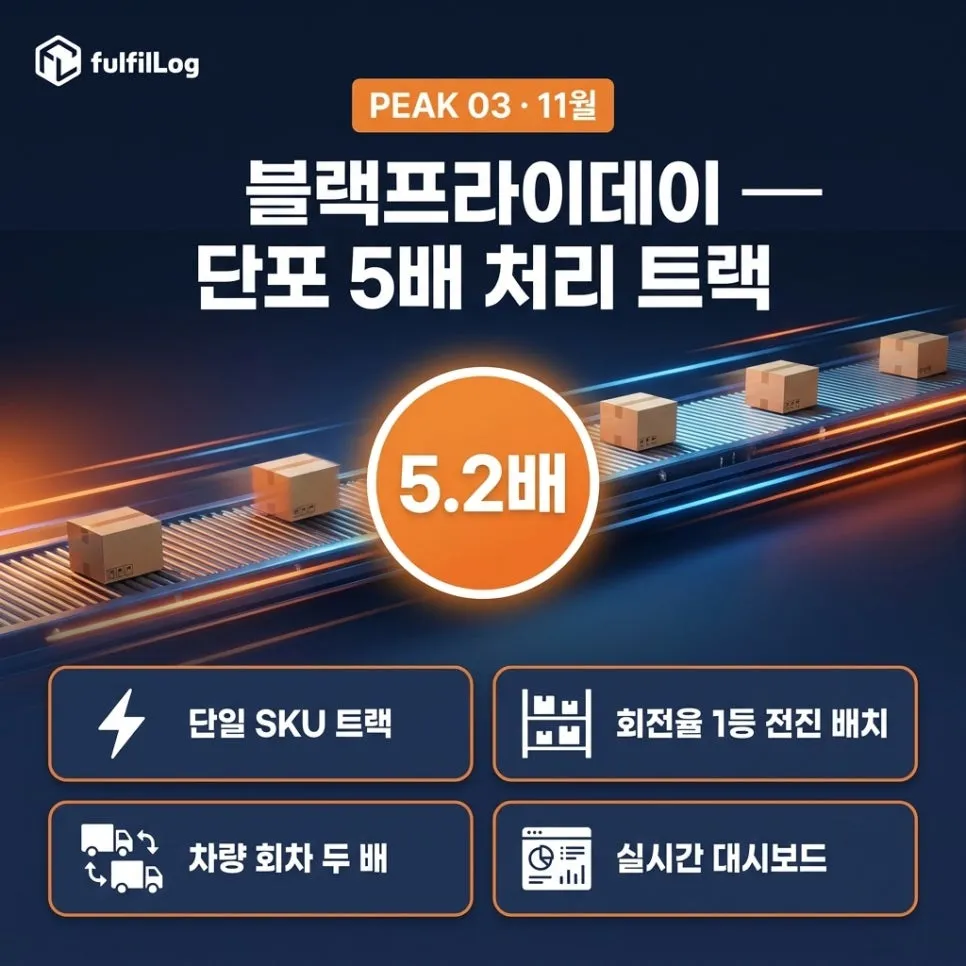 블랙프라이데이 — 단포 5배처리 트랙 설명 이미지