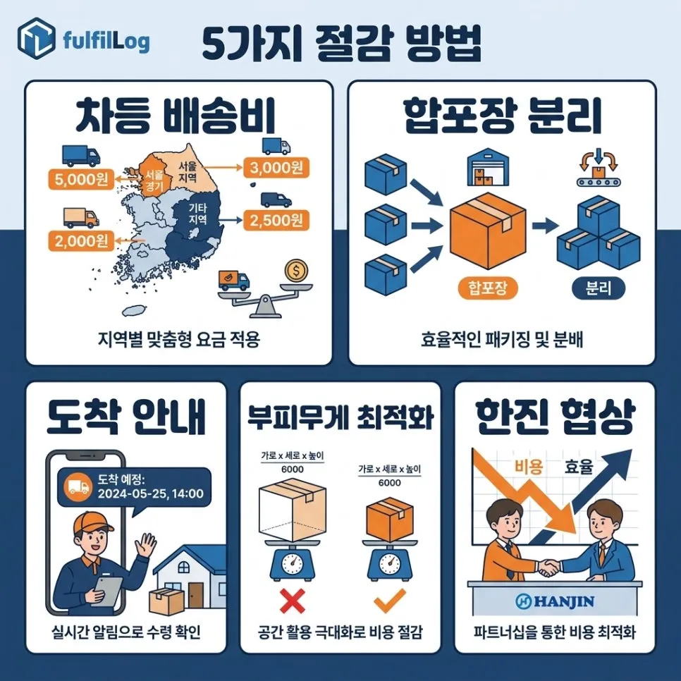 절감 5가지 방법 설명 이미지