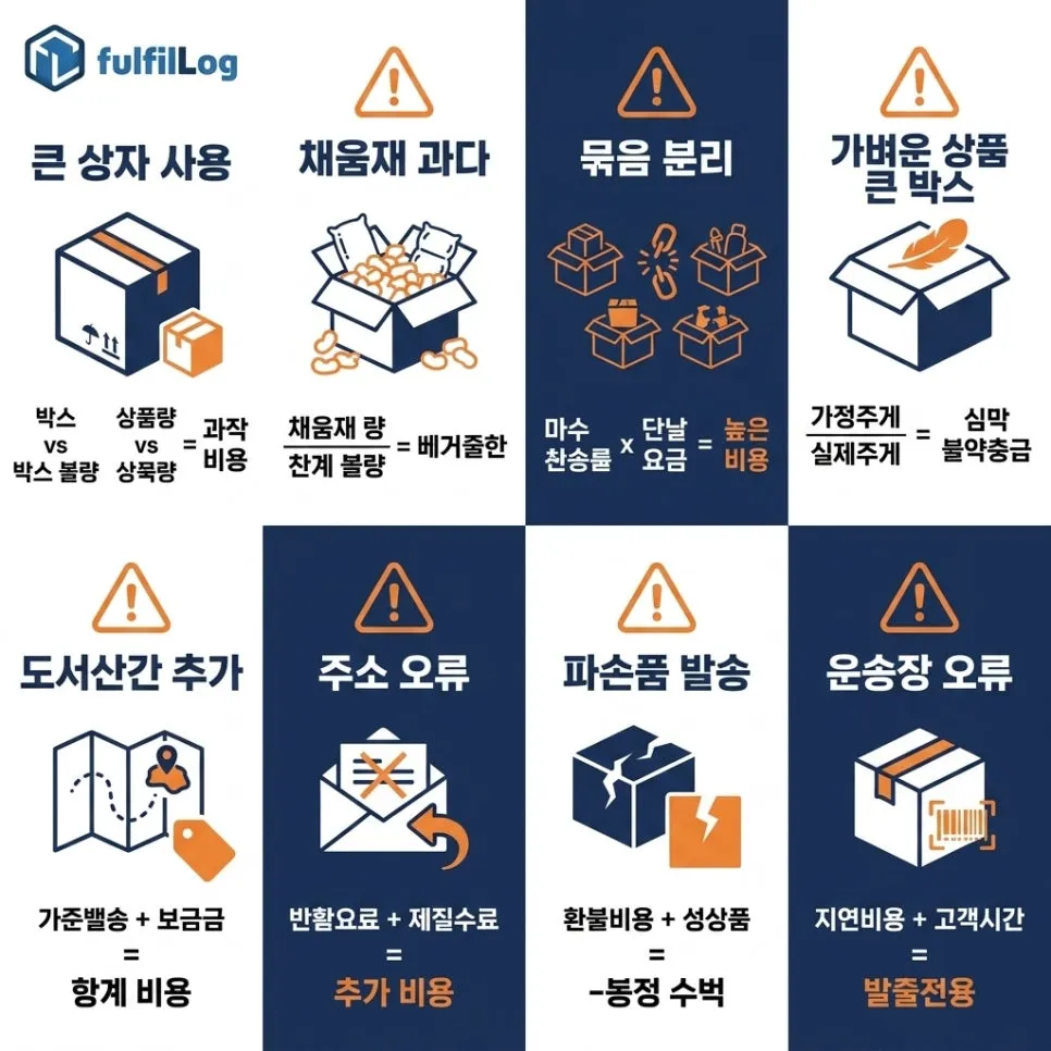 흔한 함정 — 셀러 실수 5가지 설명 이미지