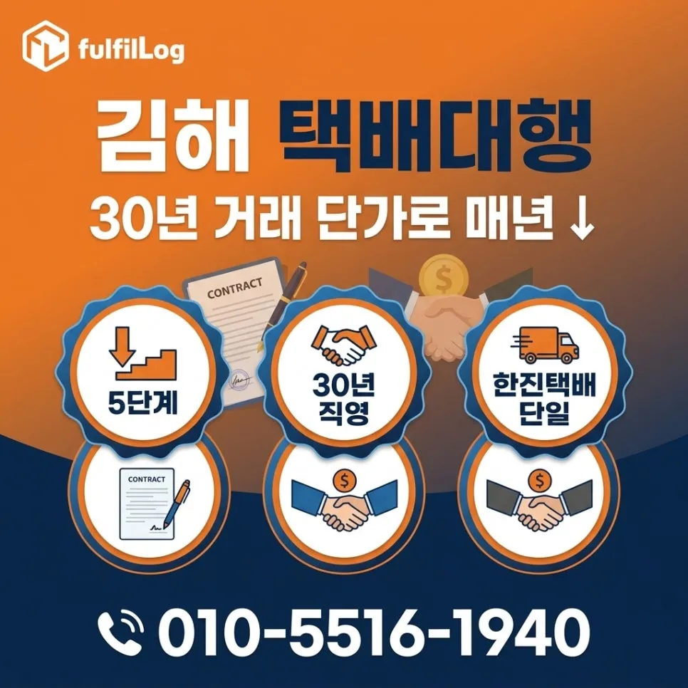 김해 택배대행 견적 문의 설명 이미지