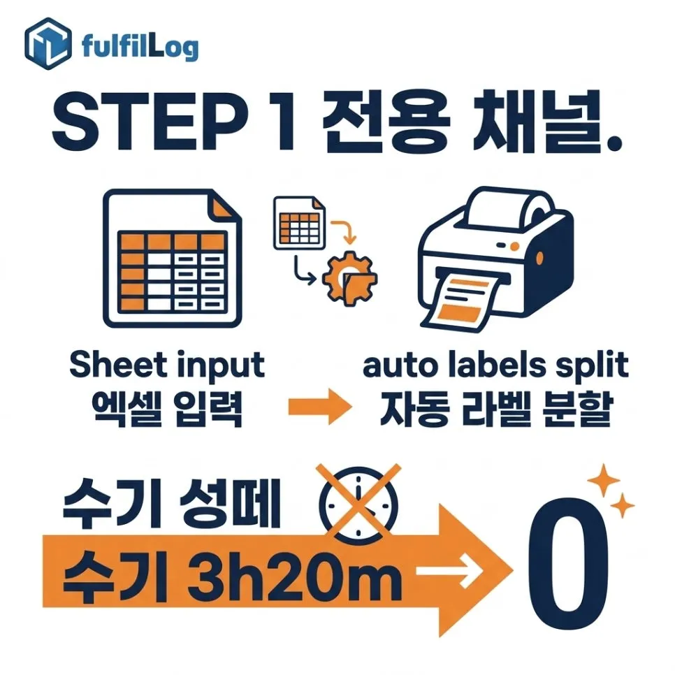 방법 1. 전용 출고 채널 설명 이미지