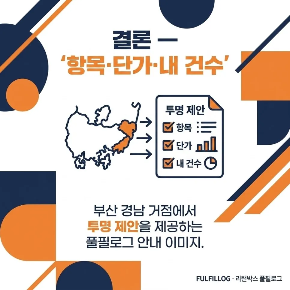결론 — '항목·단가·내 건수'로 판단하세요 설명 이미지
