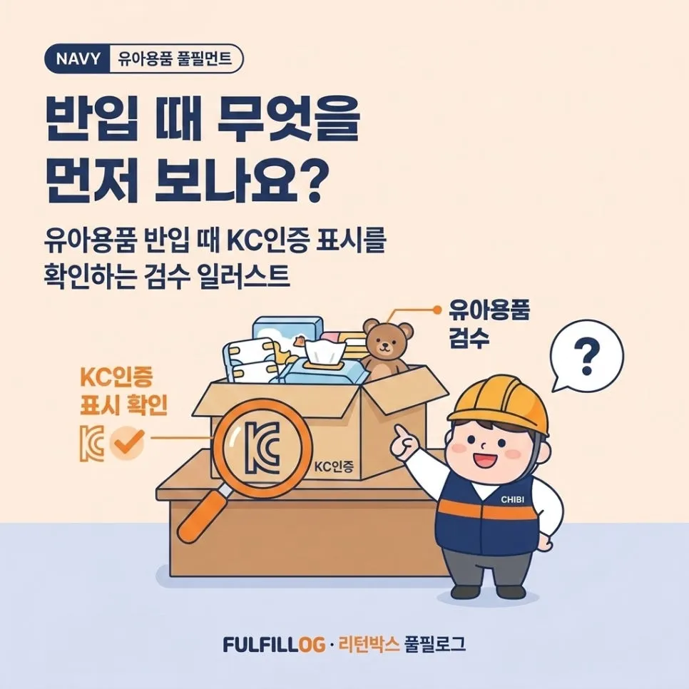 유아용품 풀필먼트 KC인증·리콜 대응 보관 관리 (2026) 설명 이미지