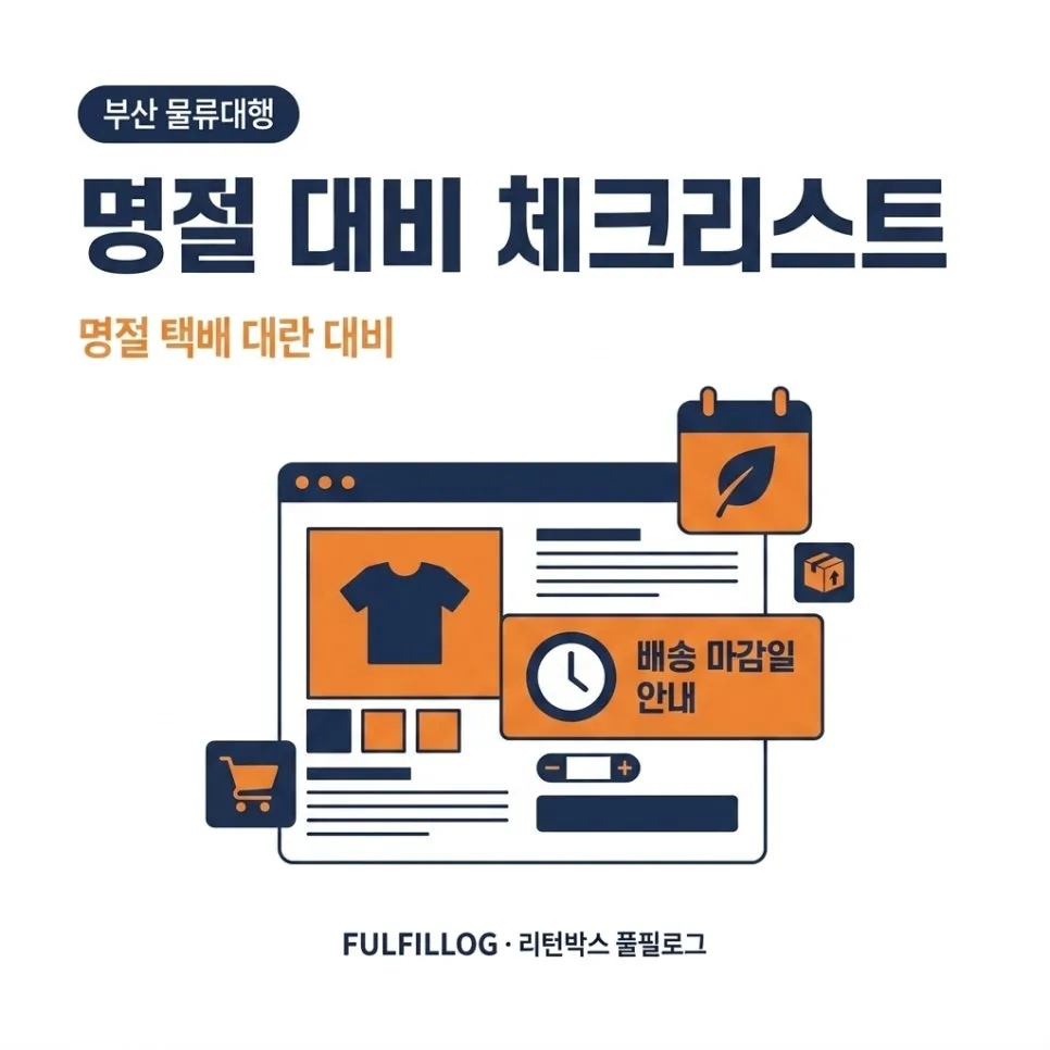 명절 대비 체크리스트 설명 이미지